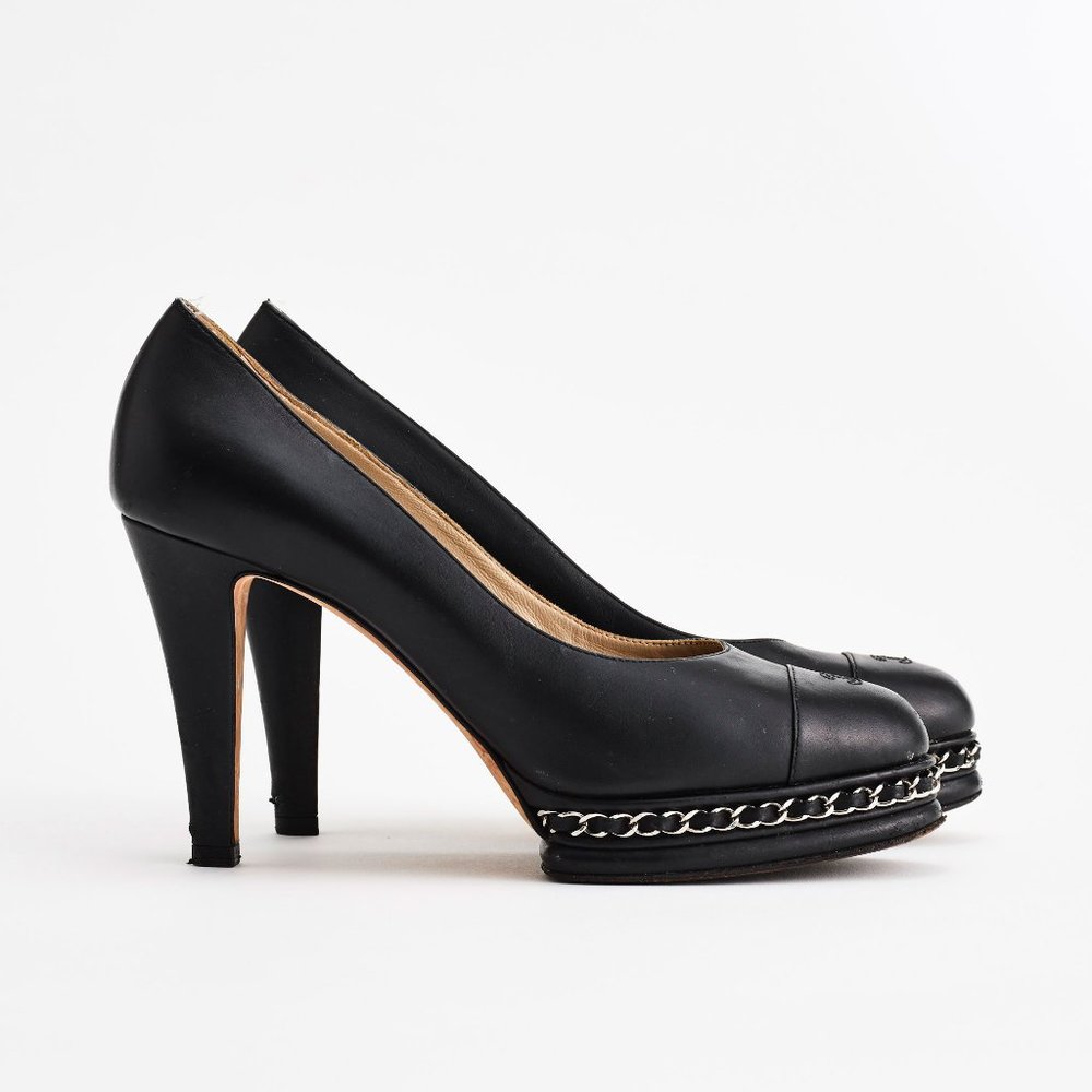 Chanel high heel shoes